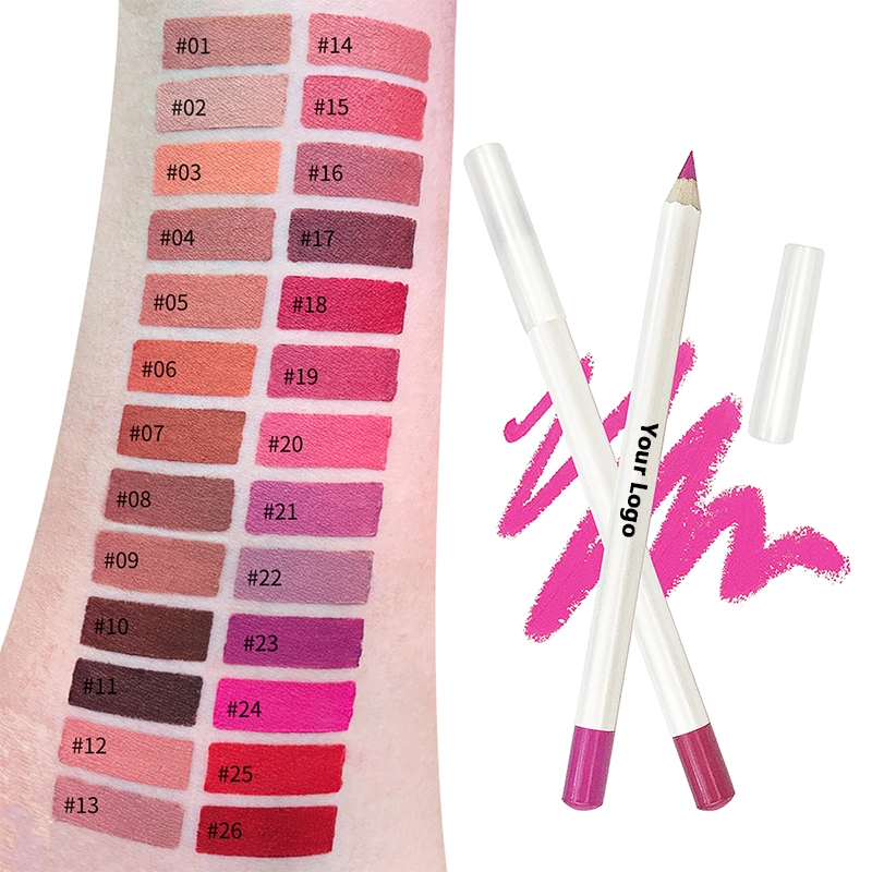 Private Label Brown Lip Liner High Quality Vegan Waterproof Creamy Lip Liner