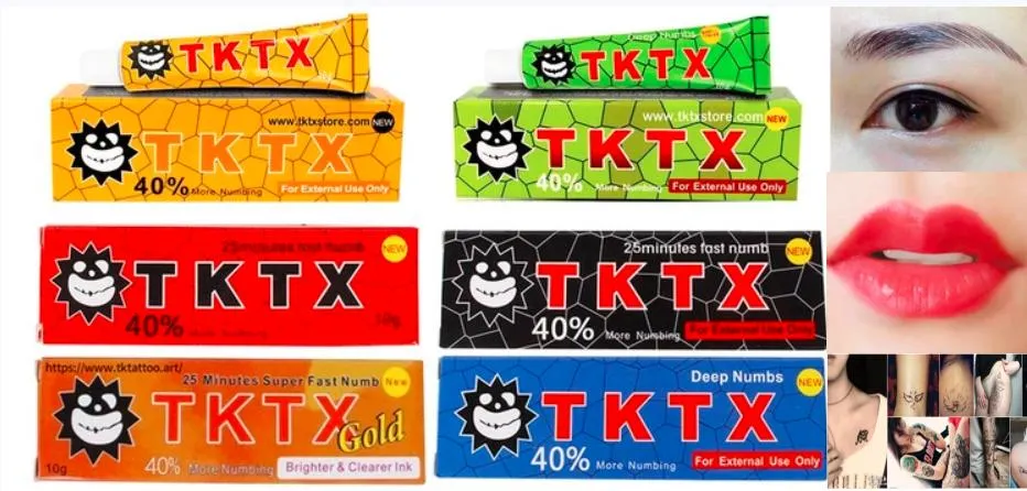 Tktx-Tattoo -Care Cream 40% Makeup Eyebrow Lip Eyeliner Piercing Operation Tattooing Body-Art 10g Cream